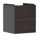 Hansgrohe-HG-Xevolos-E-Waschtischunterschrank-Schiefergrau-Matt-480-475-mit-2-Schubkaesten-fuer-Handwaschbecken-Eiche-Dunkel-54174730 gallery number 1
